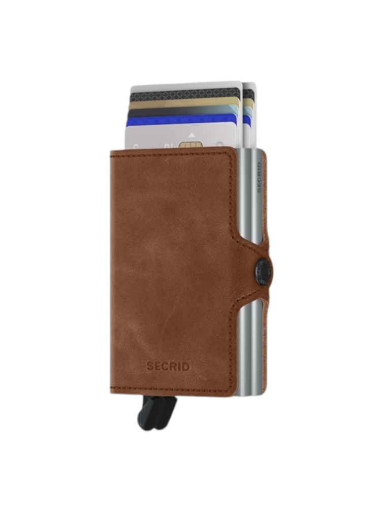 Secrid  Twinwallet Vintage Cognac-Silver