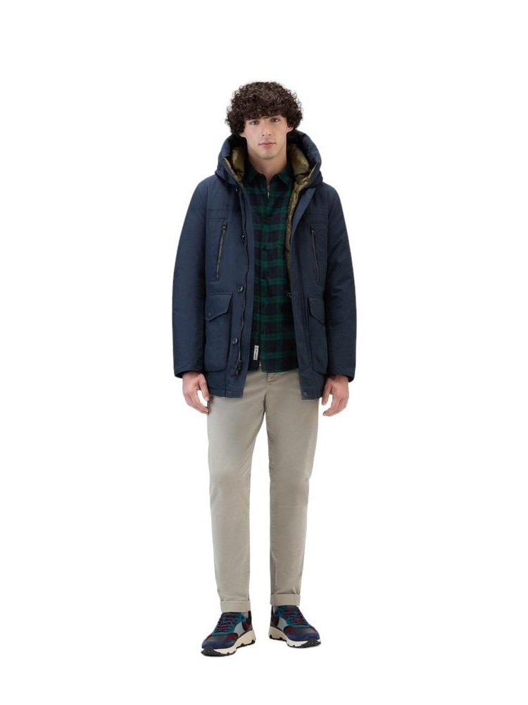 Woolrich CFWOOU0866MRUT0001-W24 MELTON BLUE