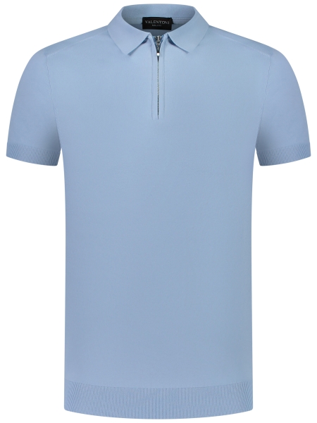 Valentoni Trevi polo zip Sky