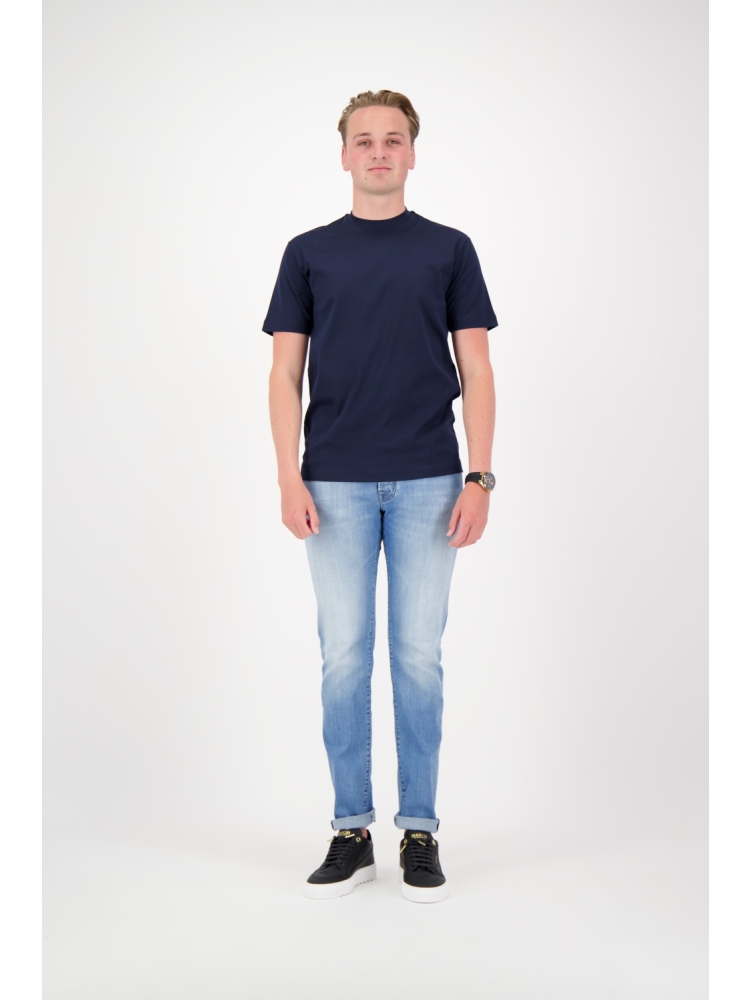 Valenza SUPIMA T-SHIRT 1001 42 NAVY