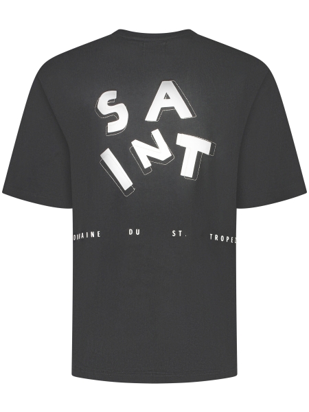 Saint Blanc DOMAINE T-SHIRT JET BLACK