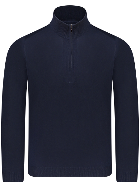 Valentoni Trento Col-Zipper Dark Navy