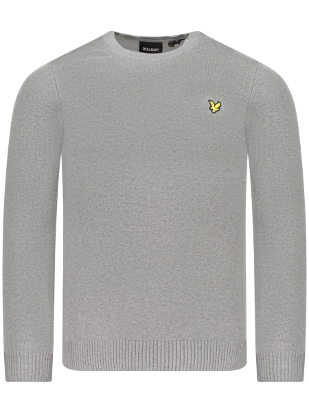 Lyle and Scott KN400VC ST T28 MID GREY MARL