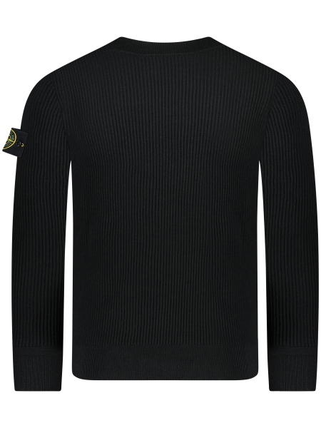 Black stone island jumper sale