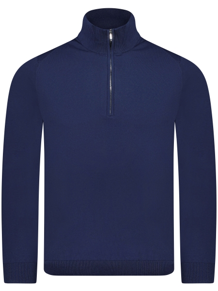 Valentoni TRIVERO COL ZIP V51 NAVY