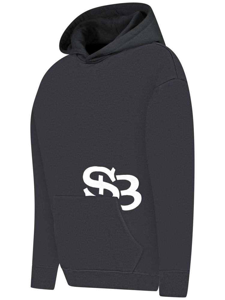 Saint Blanc INTERLOCK HOODIE JET BLACK