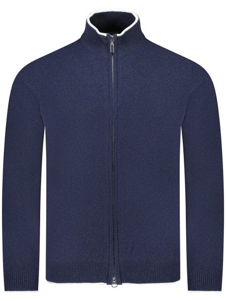 Valentoni TOM FULL ZIP OFFICER NAVY/PRISTINE